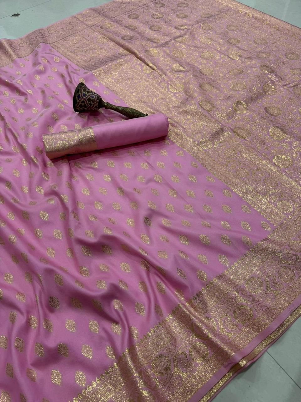 1 Banarasi Semi Silk image 2