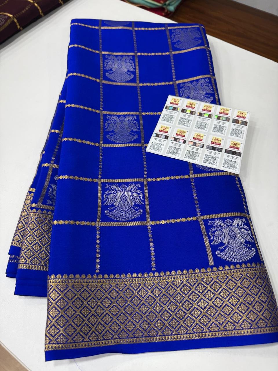 5 Pure Mysore Silk Sarees image 35