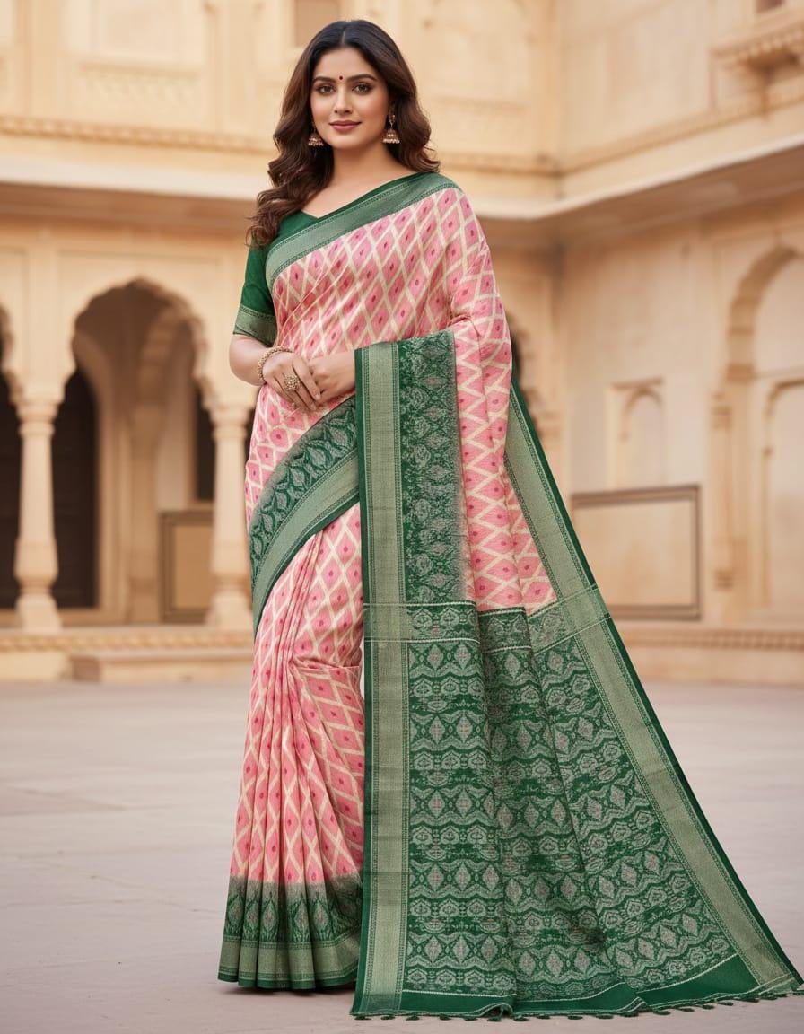 Pure Linen Cotton Sarees image 39