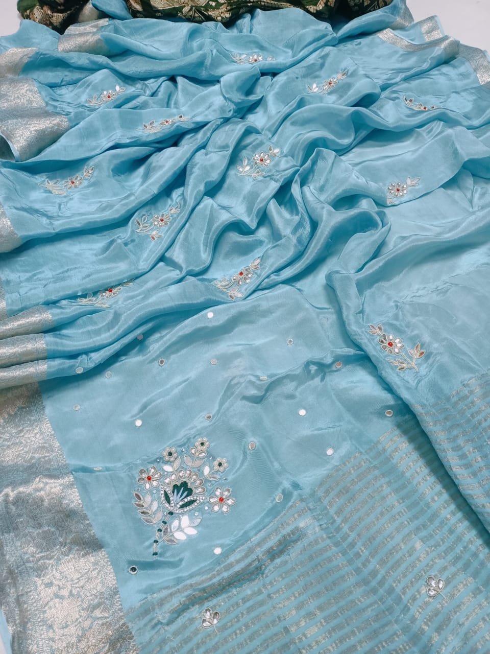 H.O Fabric Saree image 10