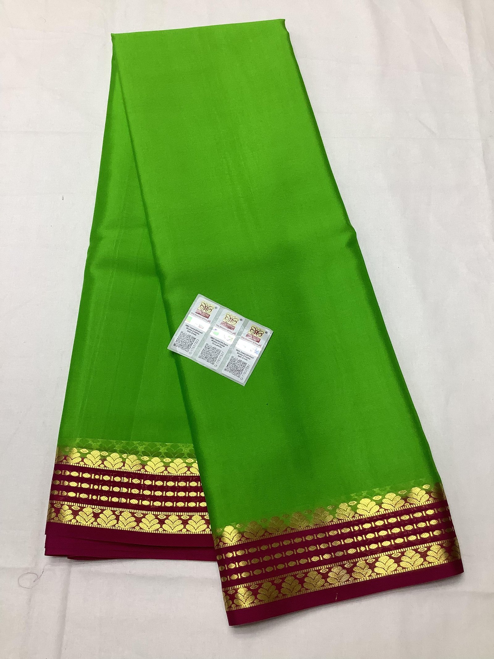 1 Pure Mysore Crepe Silk image 8