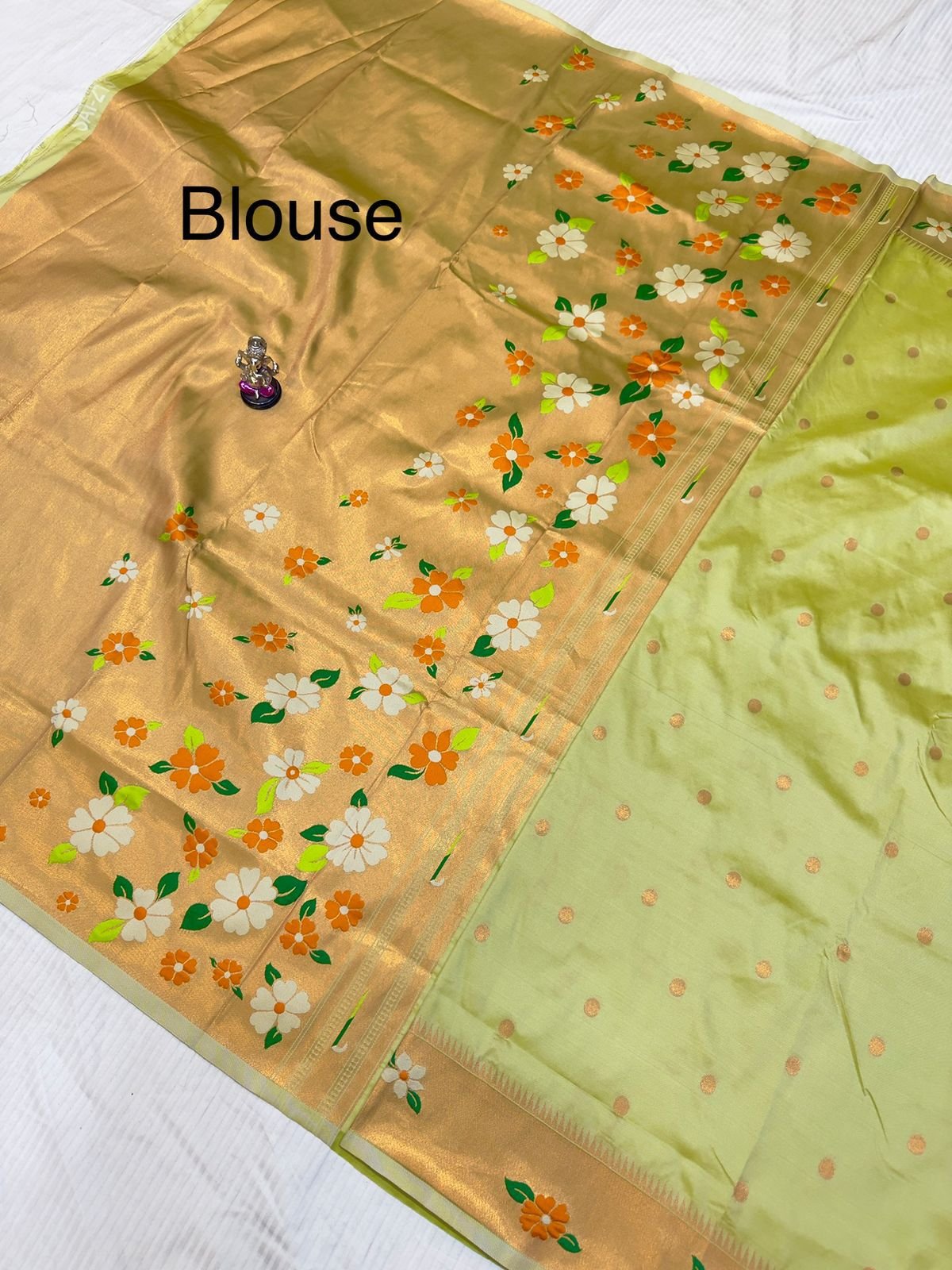 Radika Brocade Paithani image 19