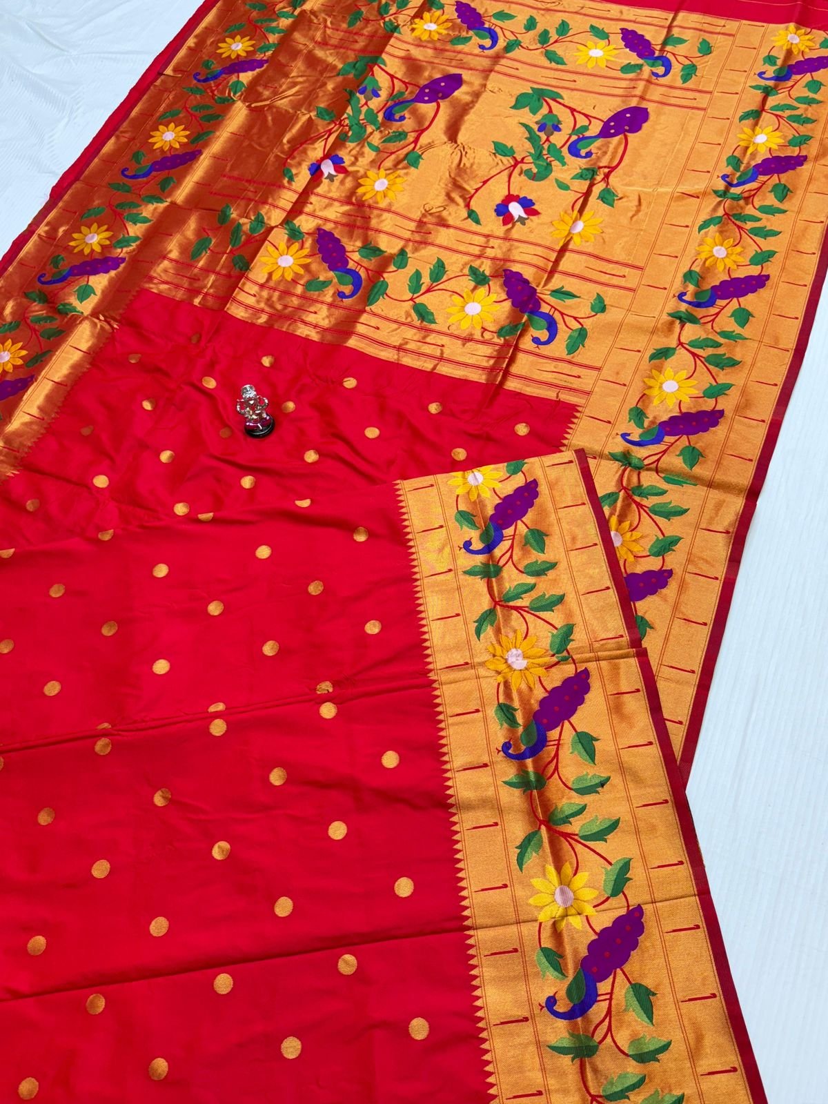 Radha Rani Brocade Paithani image 35