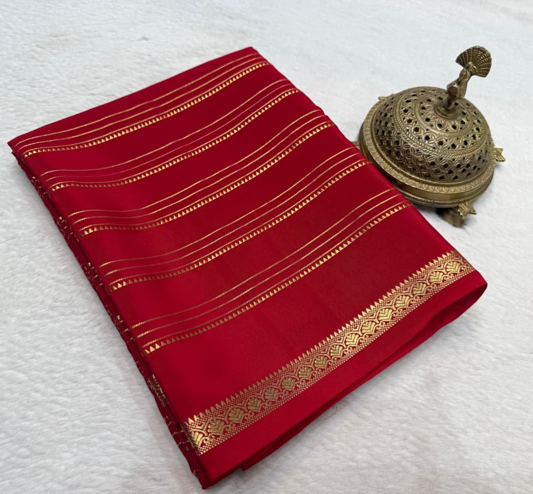 Semi Mysore Silk Sarees image 15