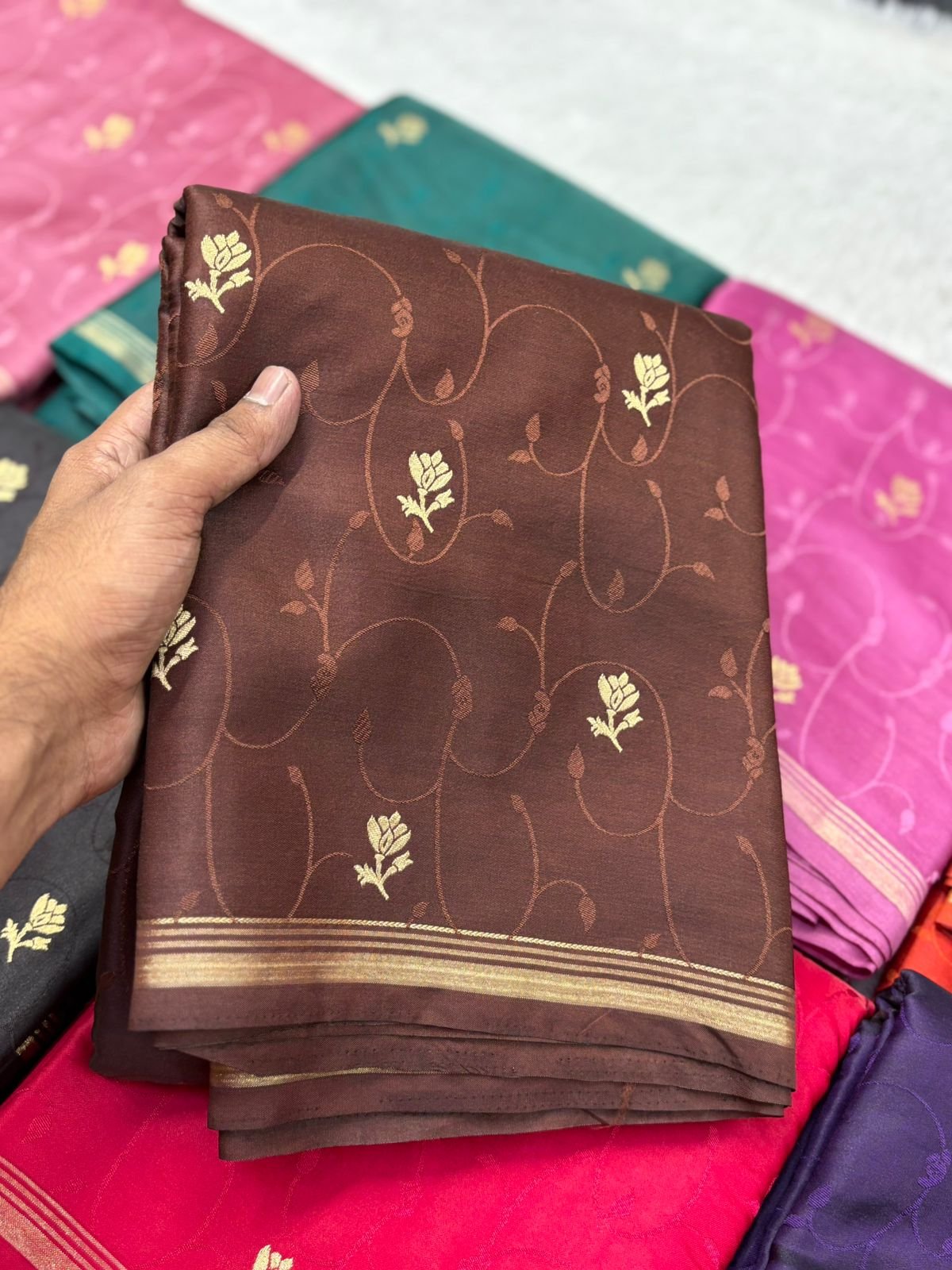 Premium Quality Gaji Silk saree image 4
