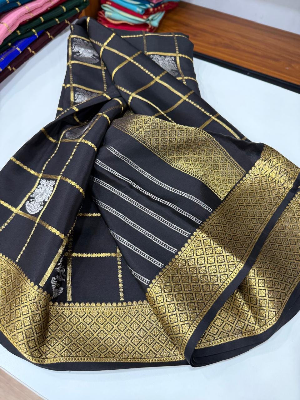 5 Pure Mysore Silk Sarees image 2