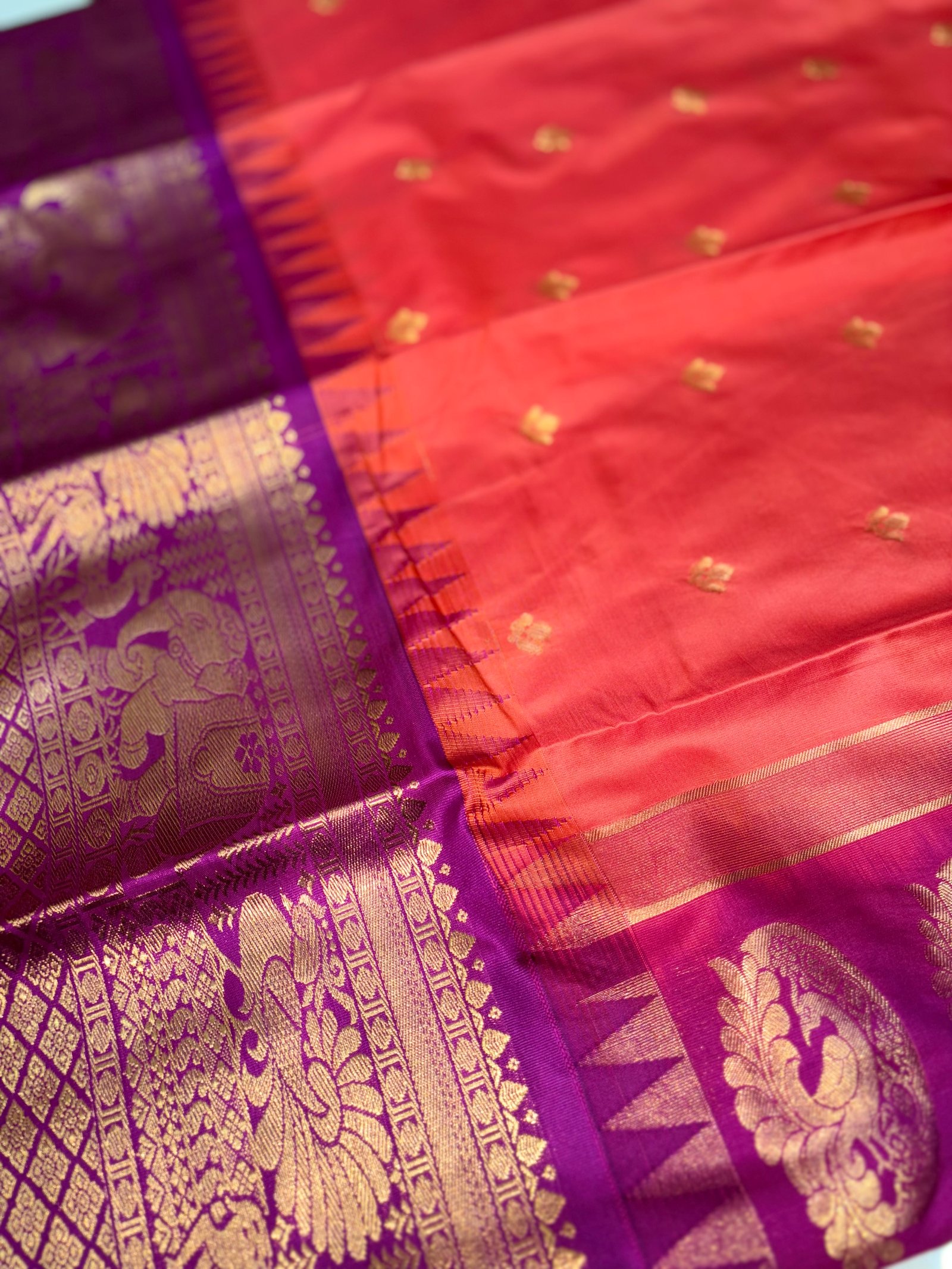 Gadwal Semi Silk Sarees image 12