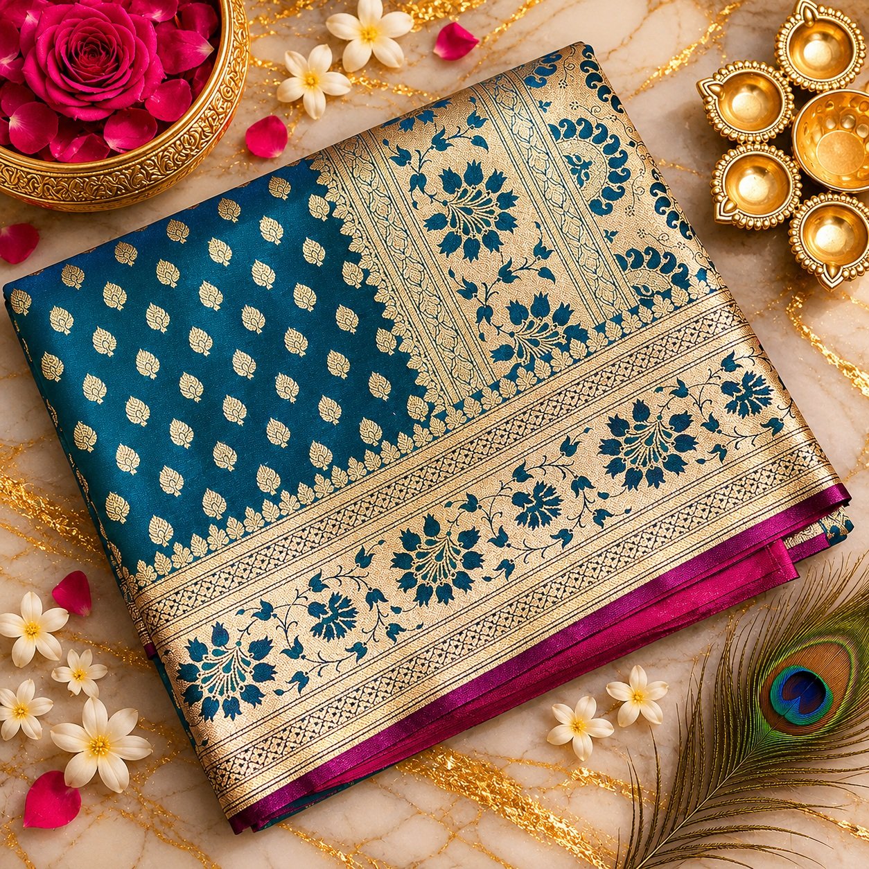 Bridal Banarasi Sarees image 3