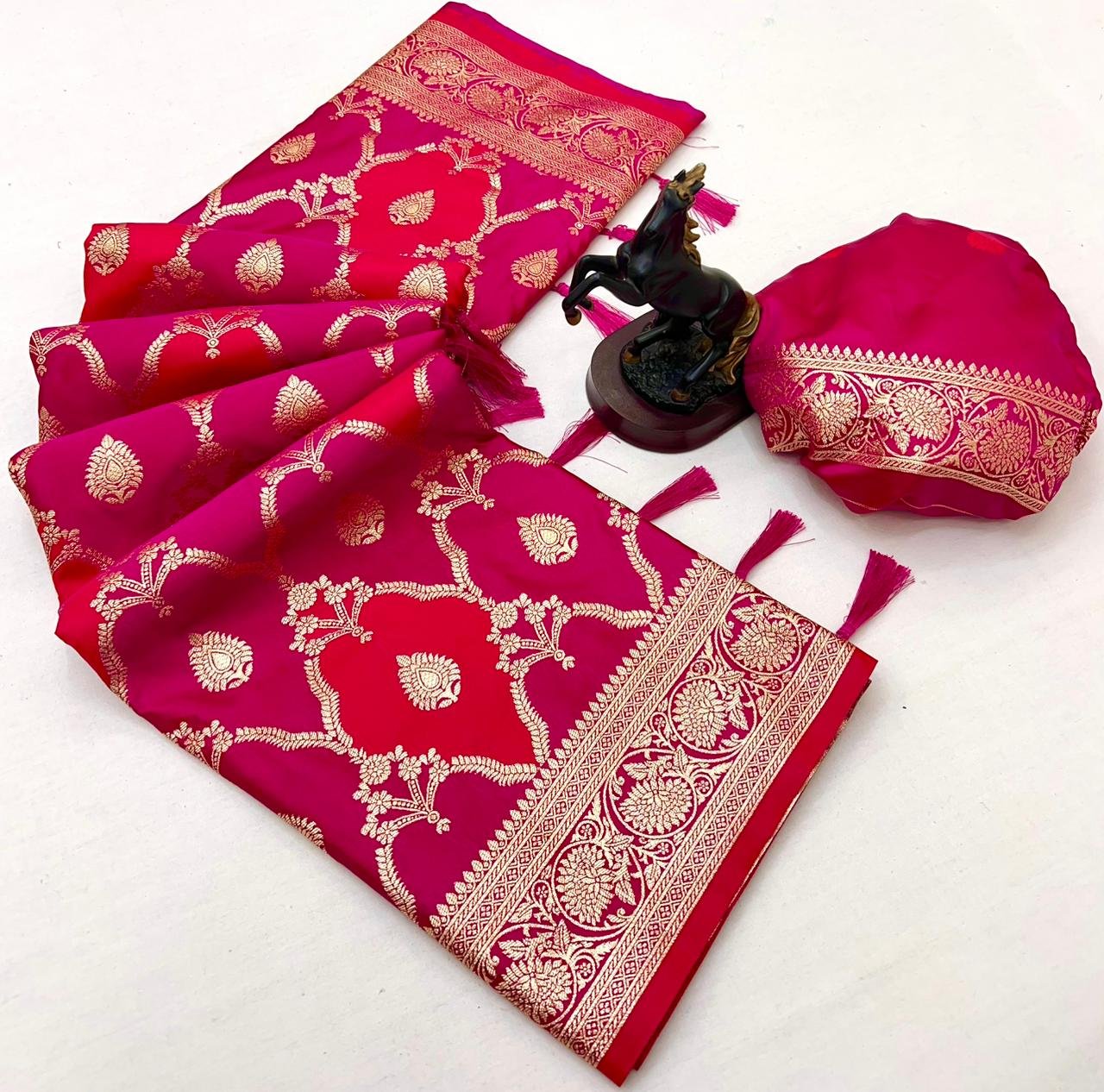 Banarasi Satin Mashroo Silk image 3