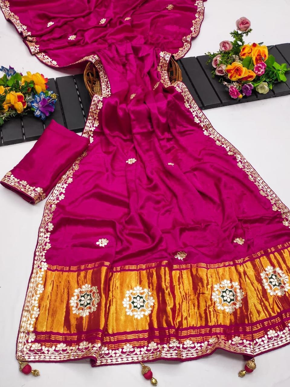 Pure Modal Silk Saree image 6