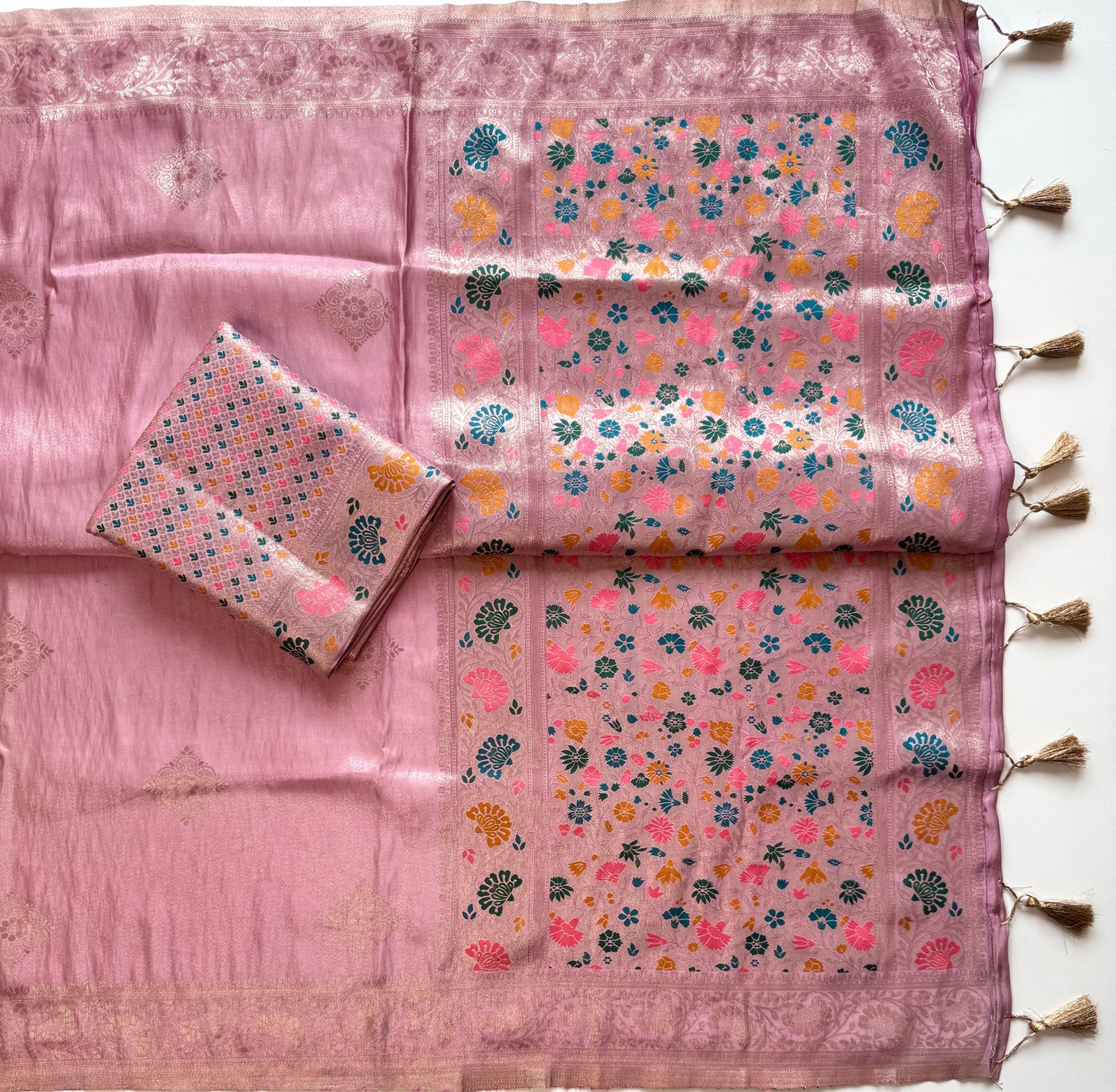 Mashru Silk Viscose Saree image 2