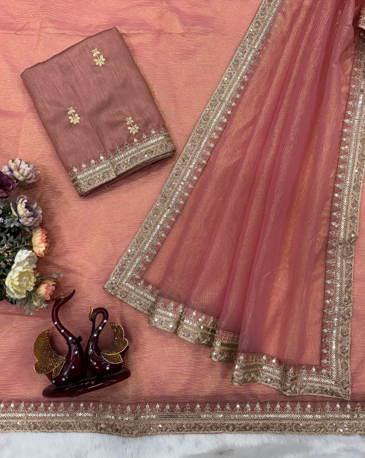 Banarsi Crush Twil Saree image 7