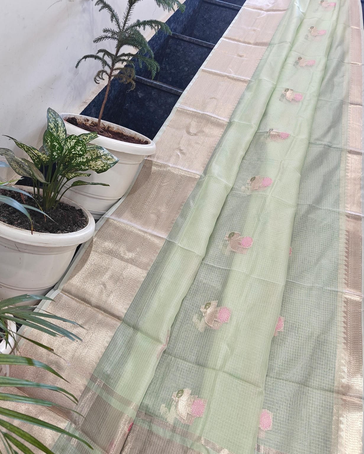 6 Kota Doria Saree image 9