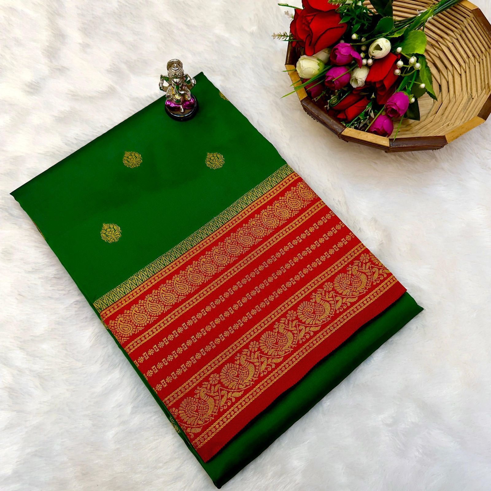 Rajashri Kanjivaram Paithani image 6