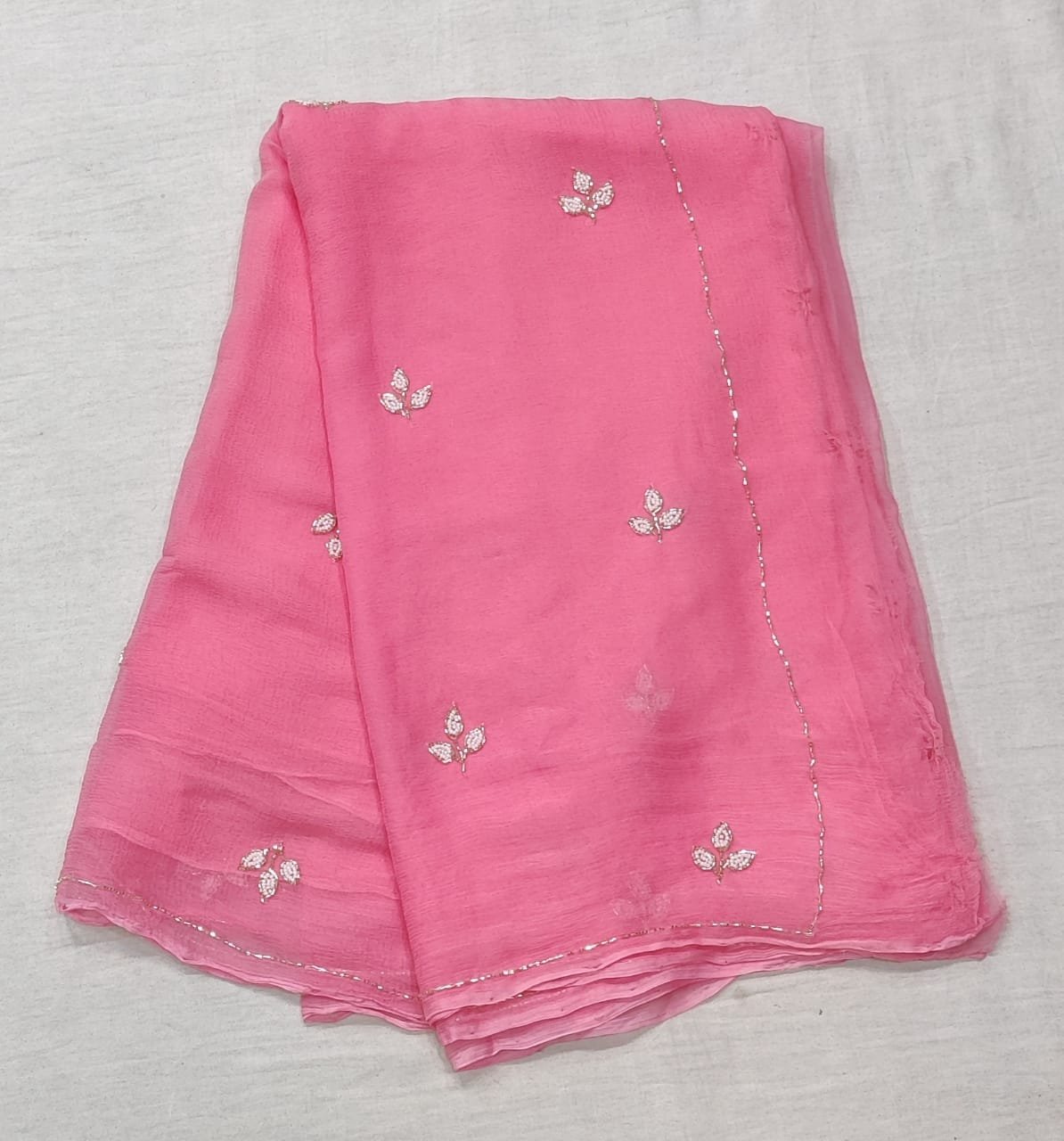 Pure Najmeen Chiffon Saree image 3