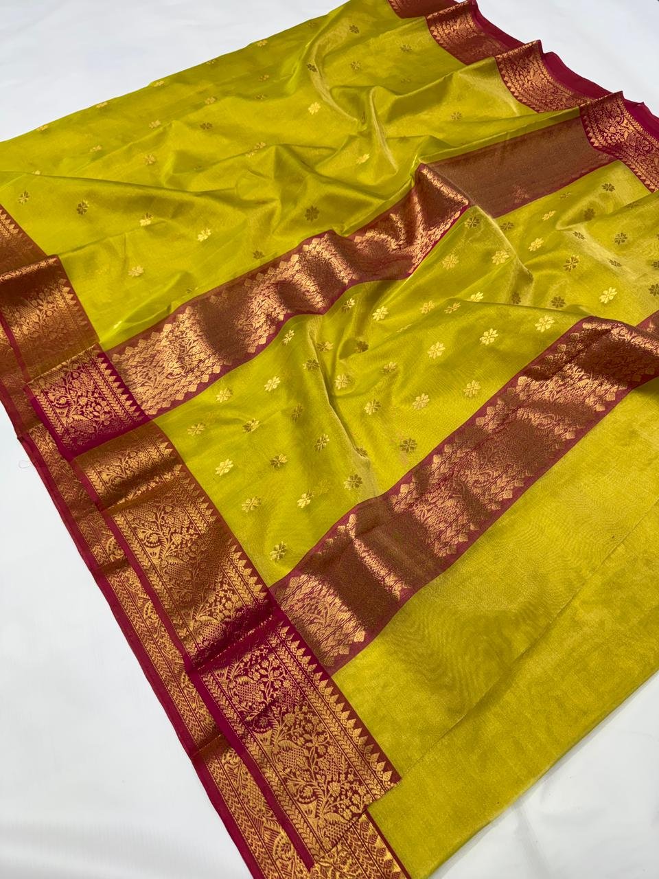 Silk Katan Saree Tissue image 9