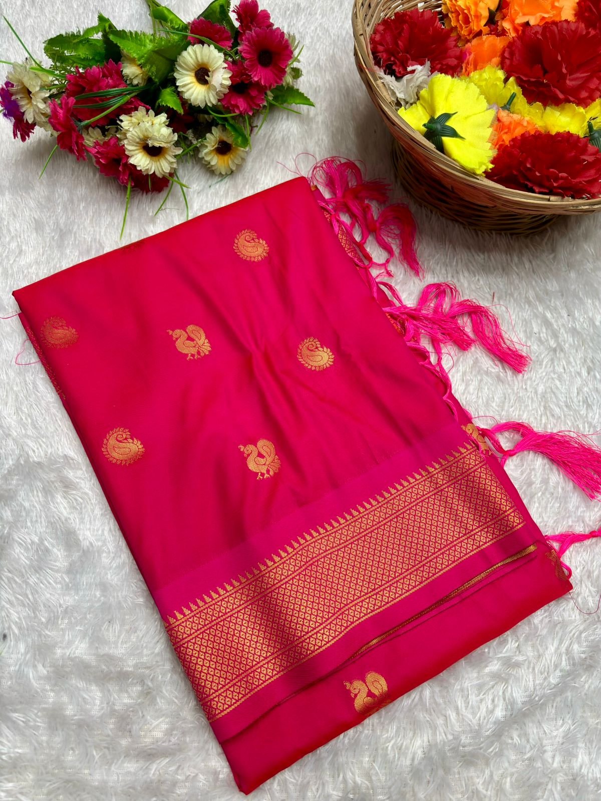 Mango Kadiyal Paithani image 16