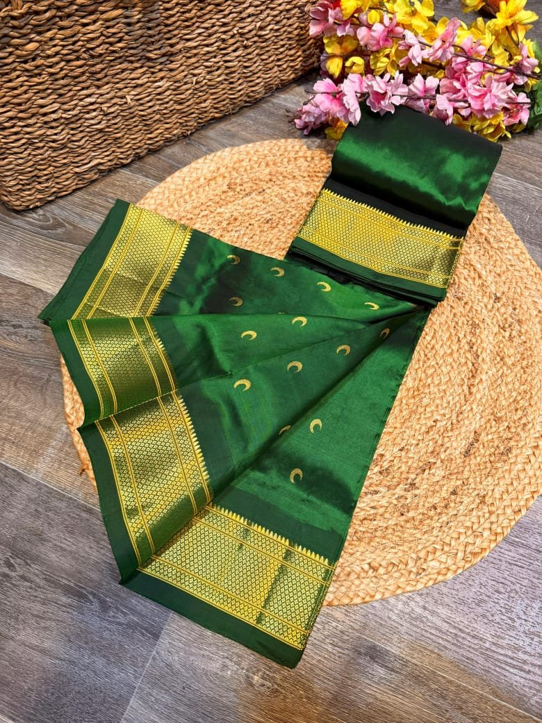 Kalanjali Maharani Paithani Pure Silk image 8