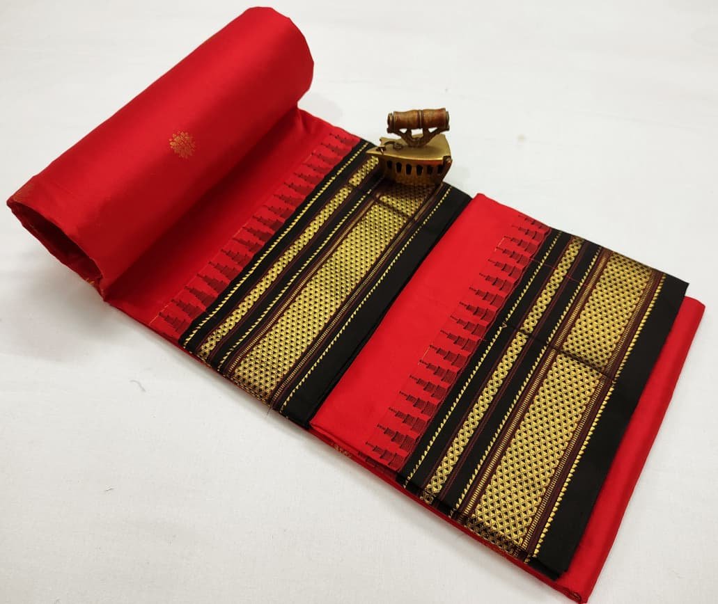 Chandrakor Paithani Pure Silk image 19
