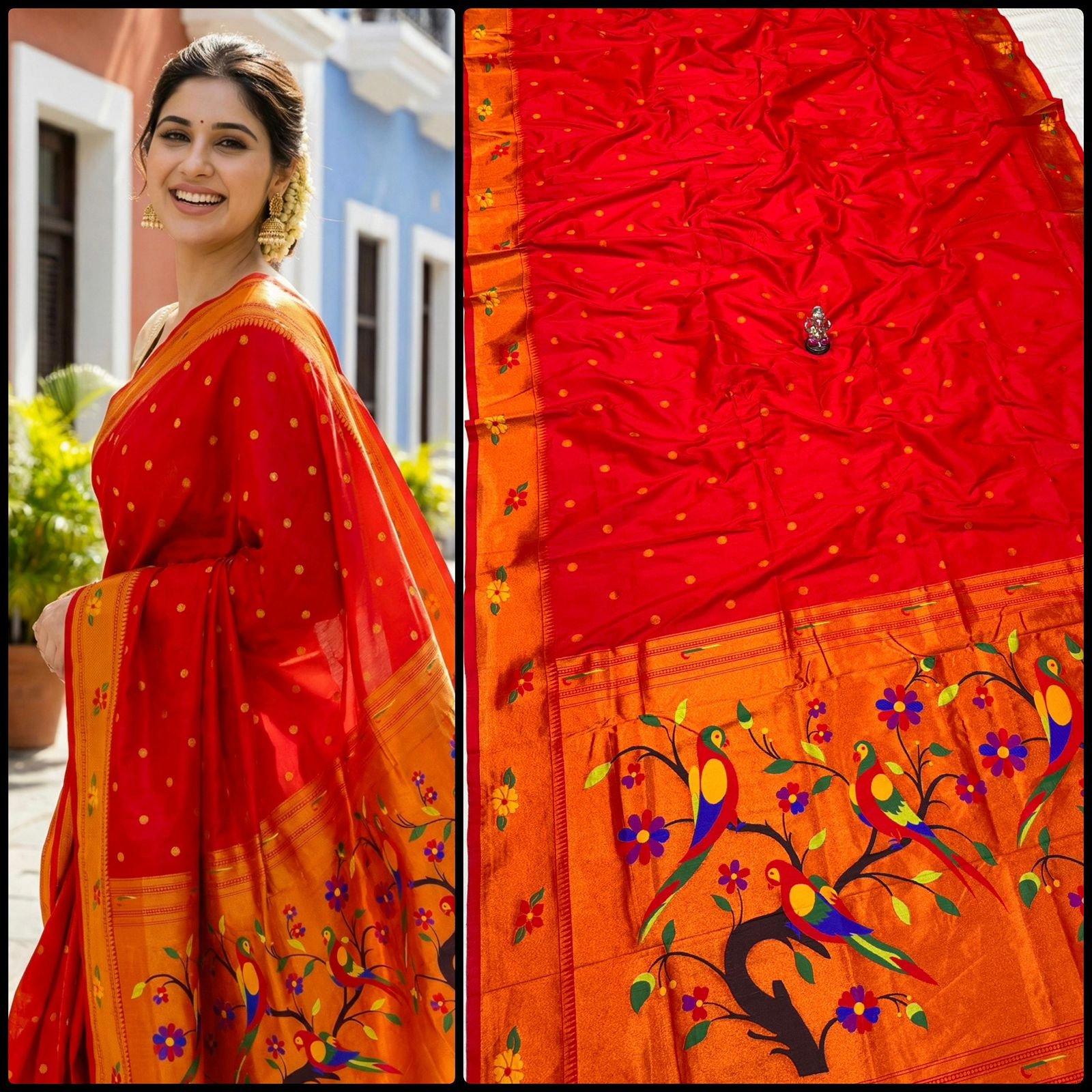 Radika Brocade Paithani image 22