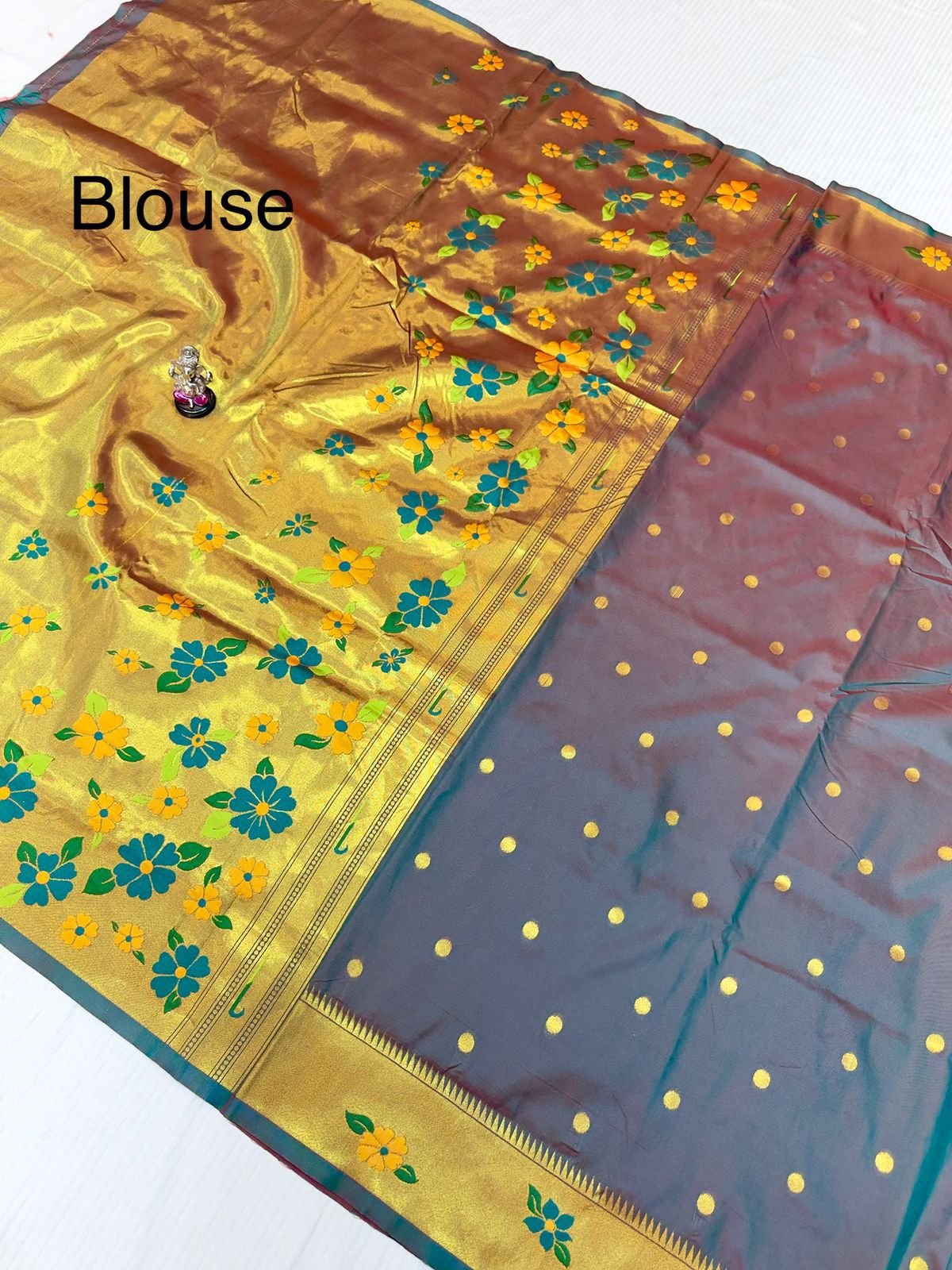 Radika Brocade Paithani image 9