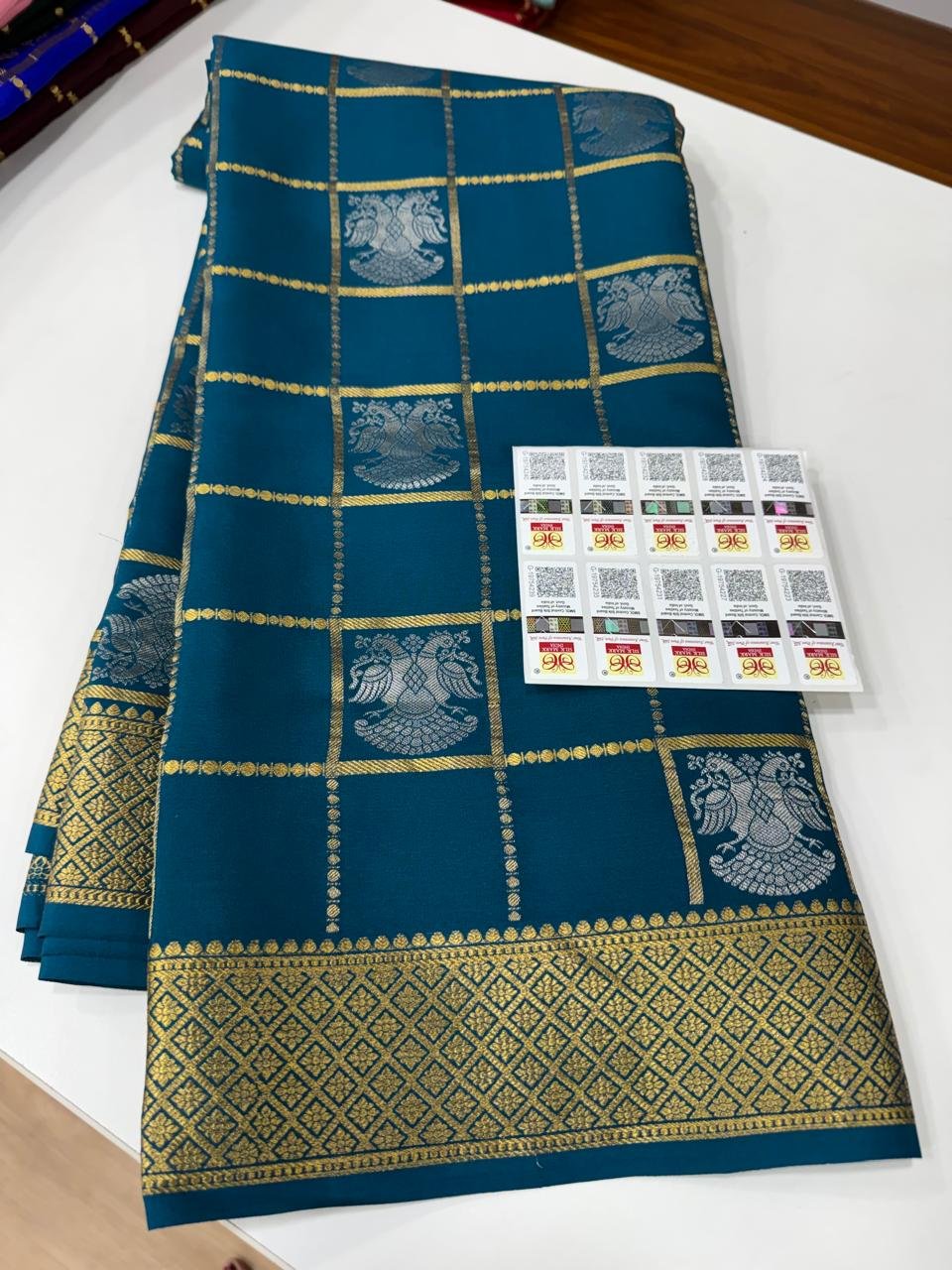 5 Pure Mysore Silk Sarees image 15