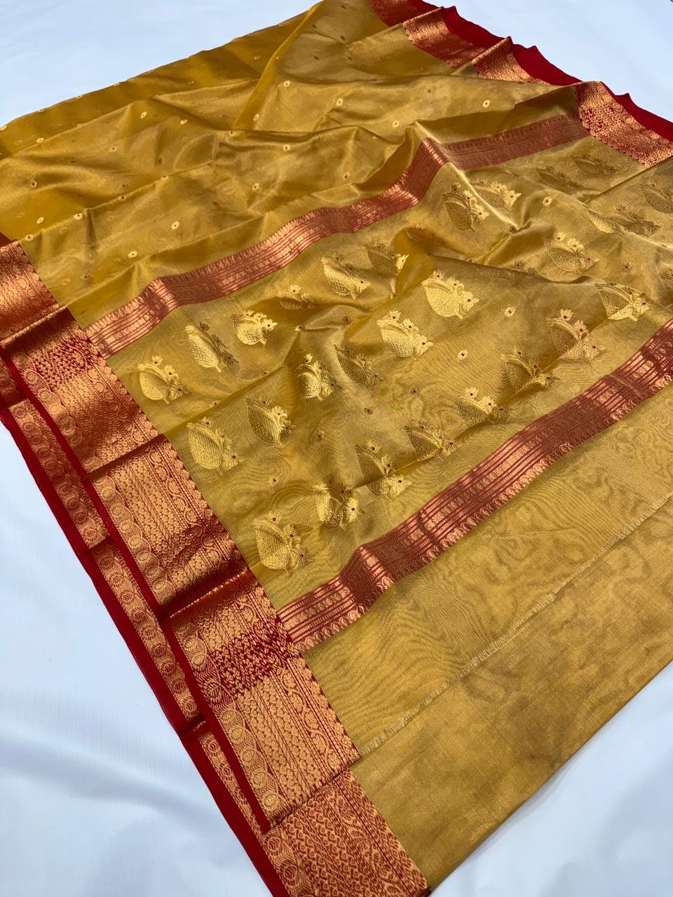 Silk Katan Saree Tissue image 6
