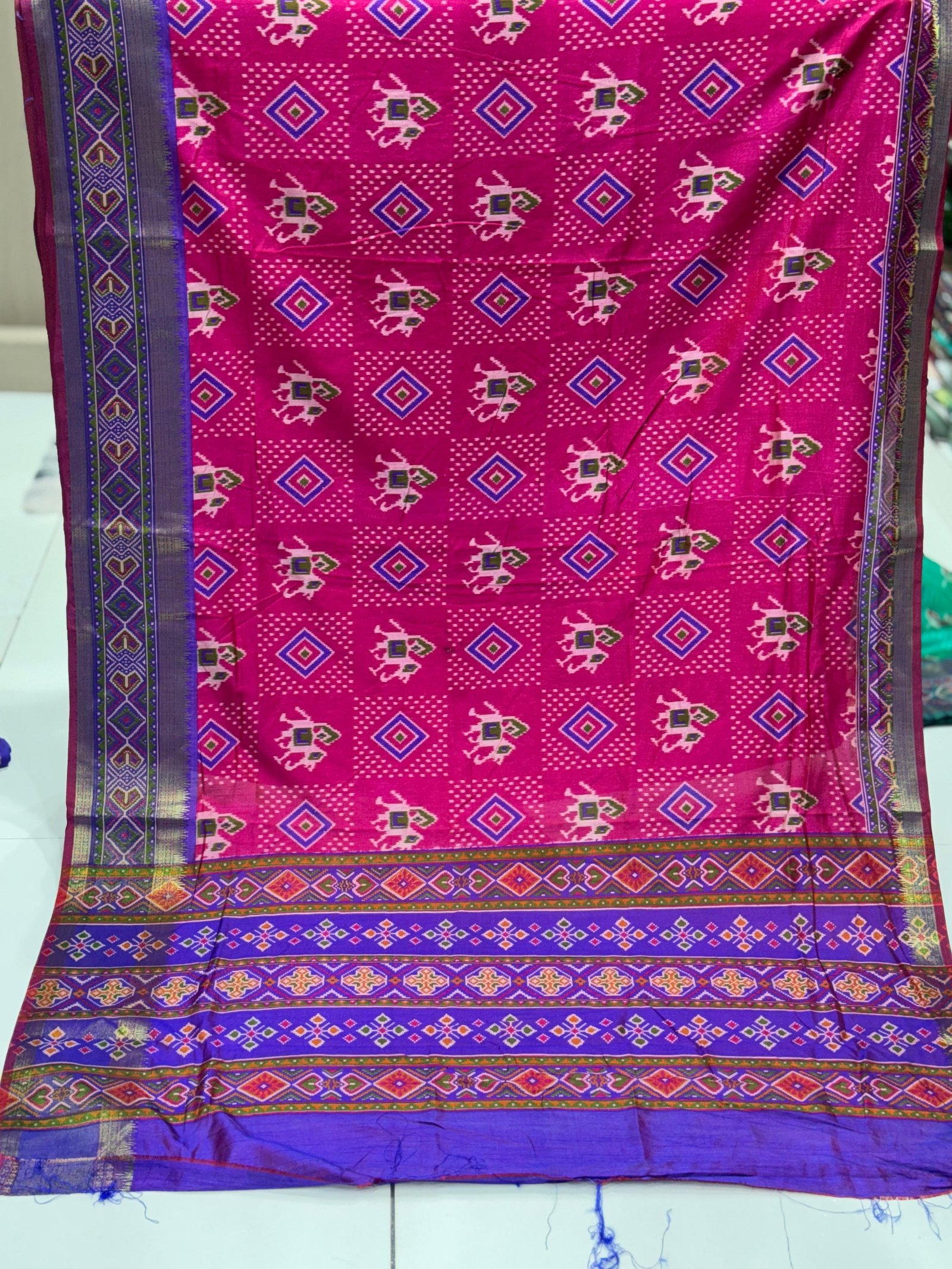 Surti Patola Printed Sarees image 6