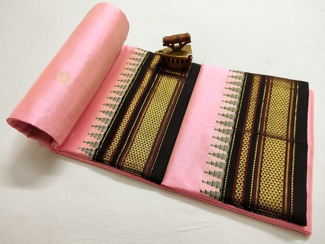 Chandrakor Paithani Pure Silk image 35