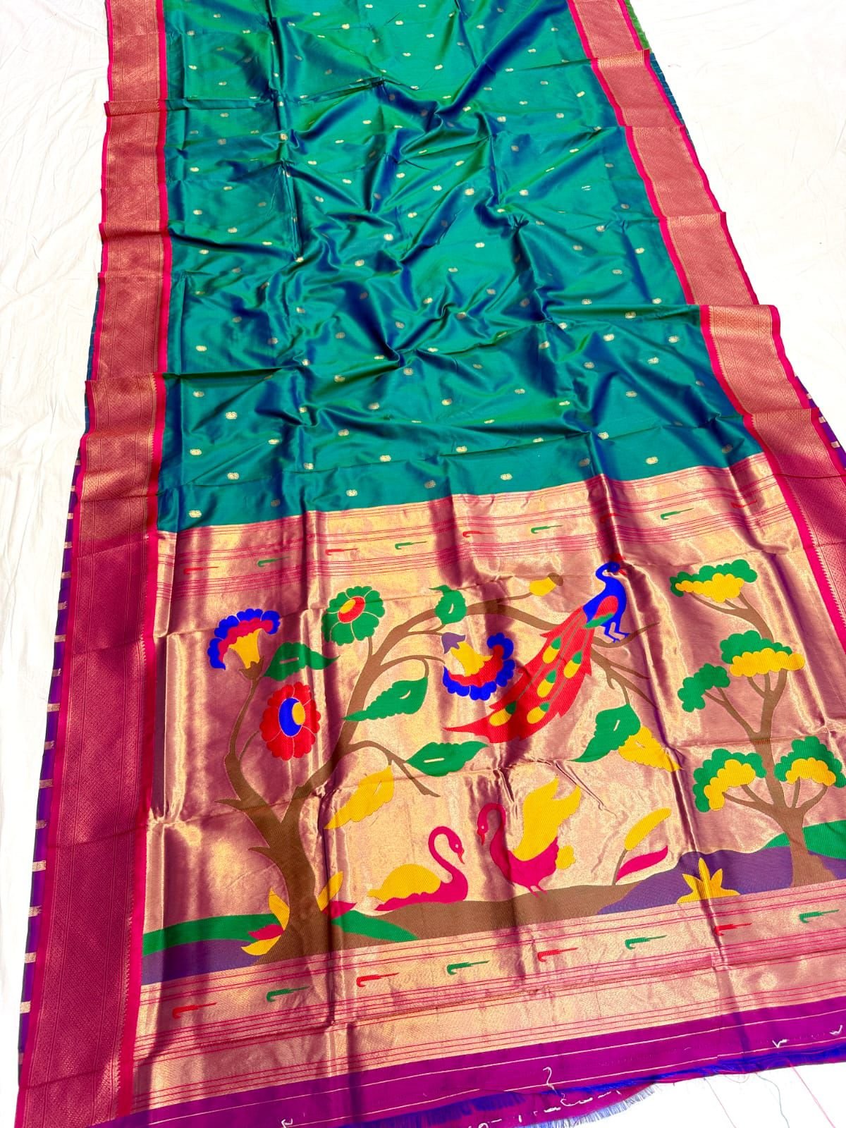 Fancy Pallu Paithani image 8