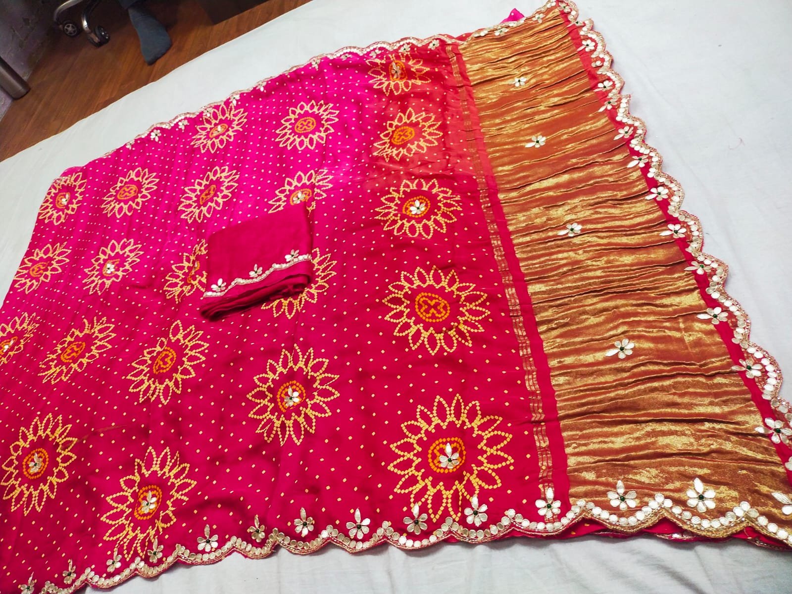Pure Modal Gajji Silk Fabric image 3