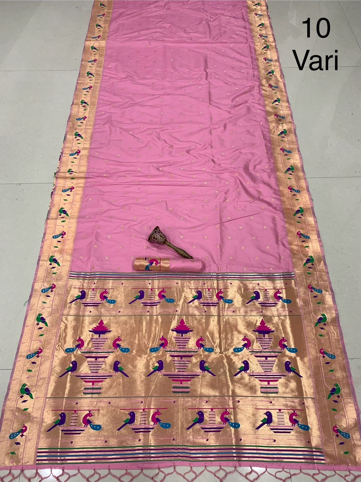 10 Vaar Bridal Paithani Saree