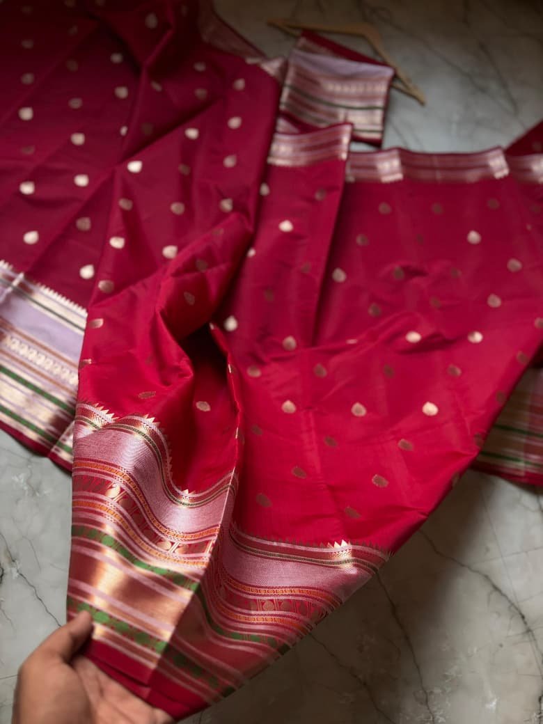 Banarasi Semi Kataan Silk Sarees image 20