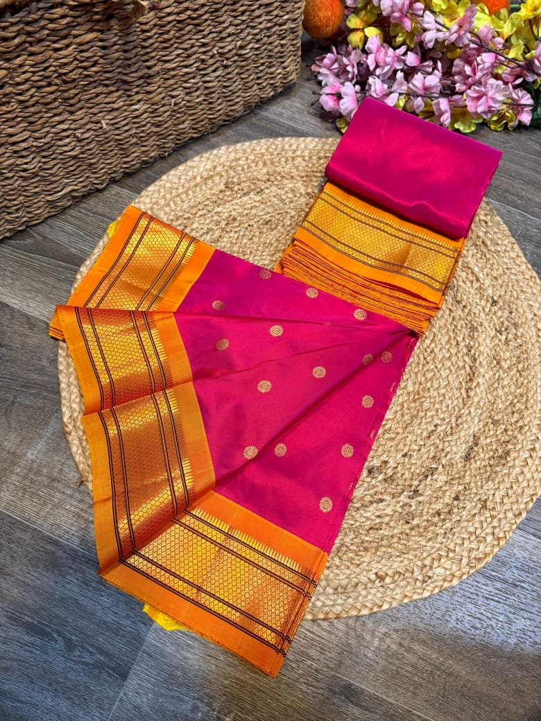 Kalanjali Maharani Paithani Pure Silk image 37