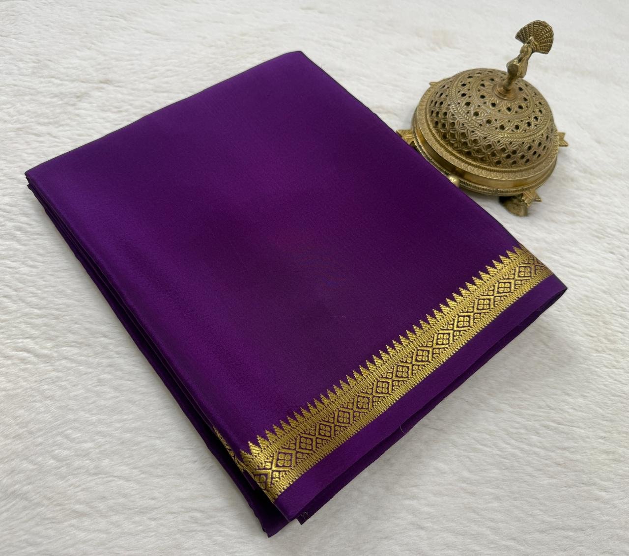 Pure Mysore Silk Sarees image 7