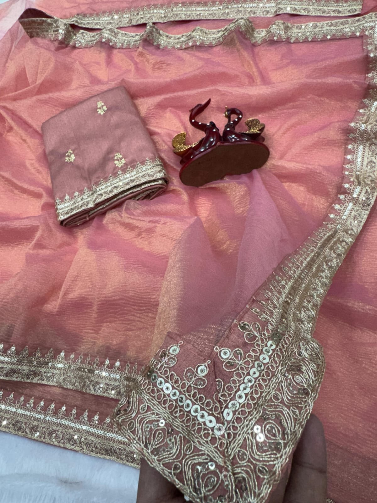 Banarsi Crush Twil Saree image 6