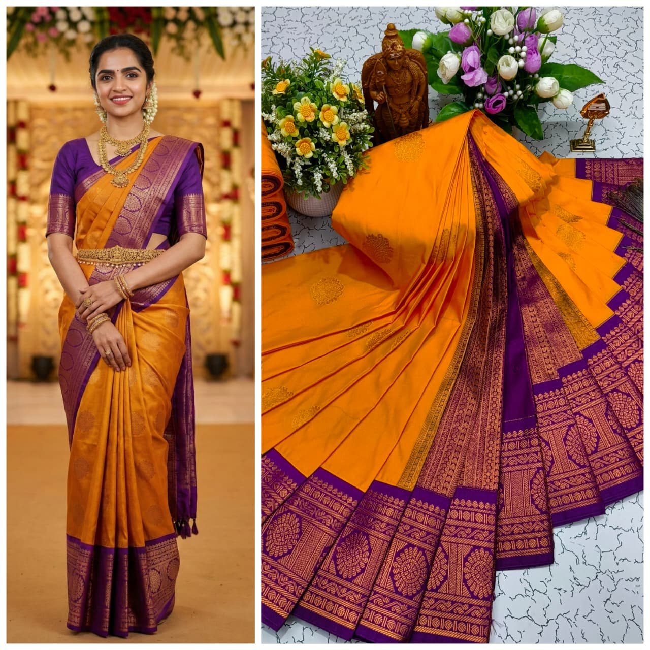 Korvai Kottanji Tana Semi Silk Saree image 3