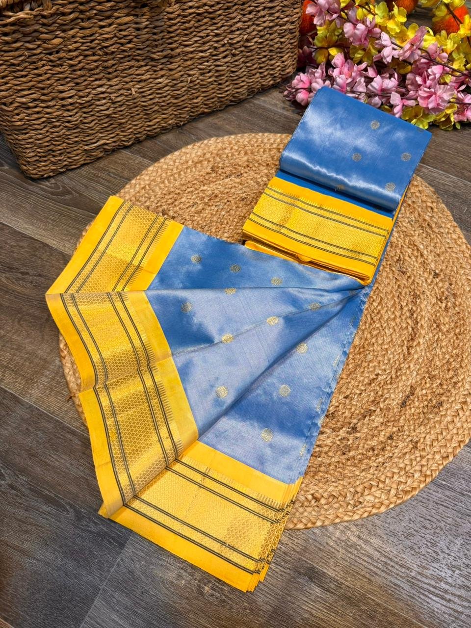 Kalanjali Maharani Paithani Pure Silk image 48