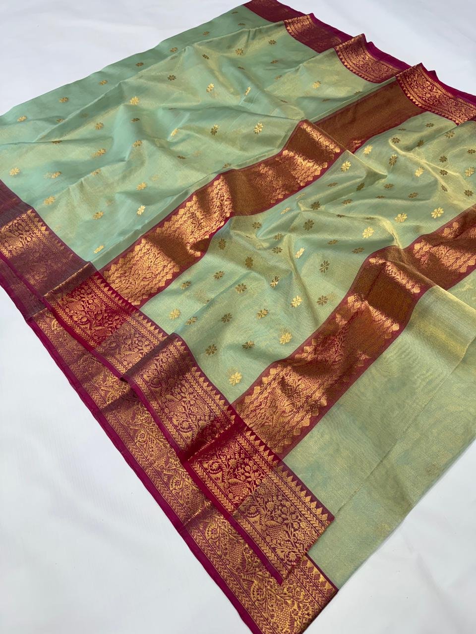 Silk Katan Saree Tissue