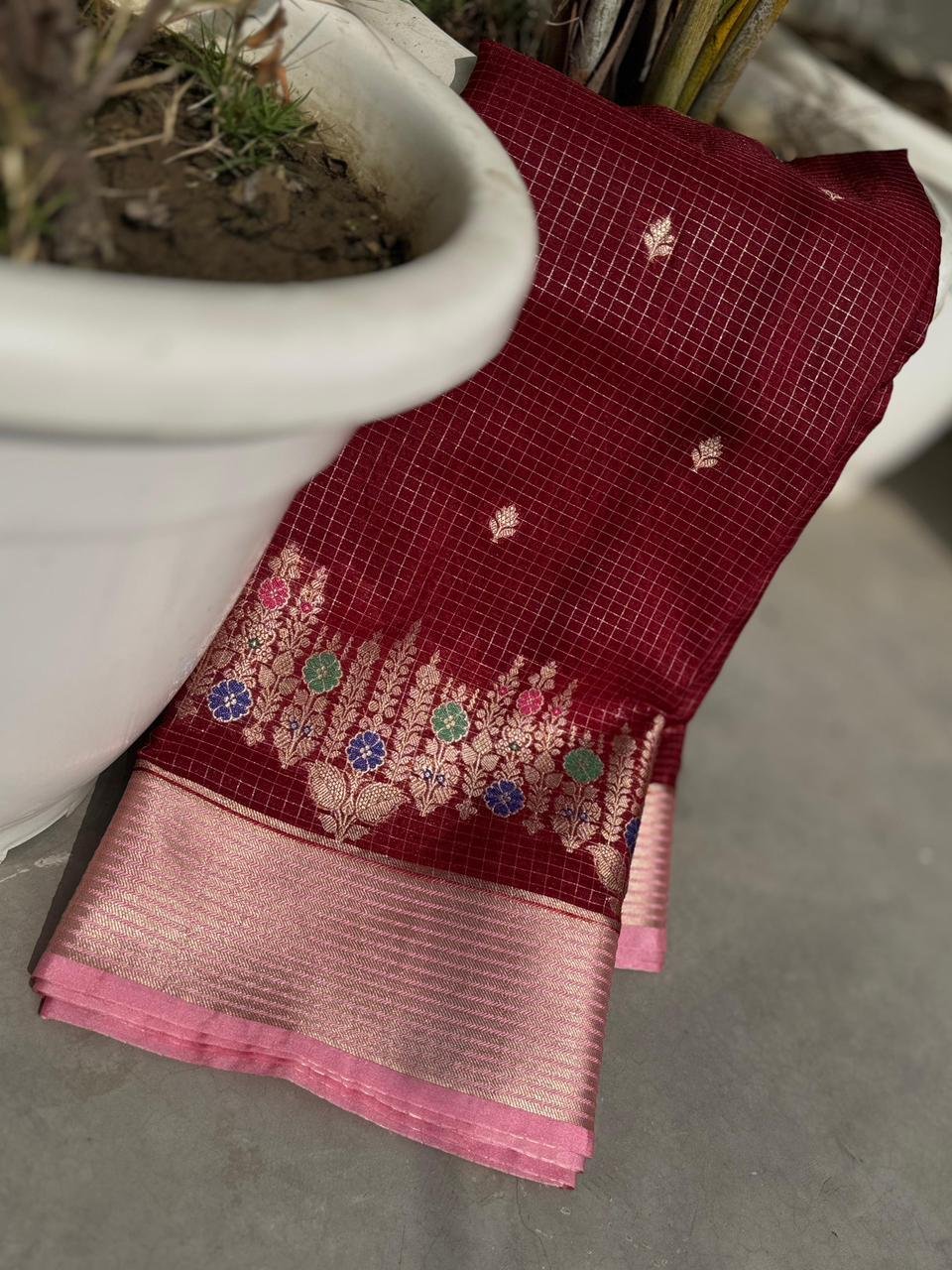 2 Banarasi Dybal Dupion Silk image 8