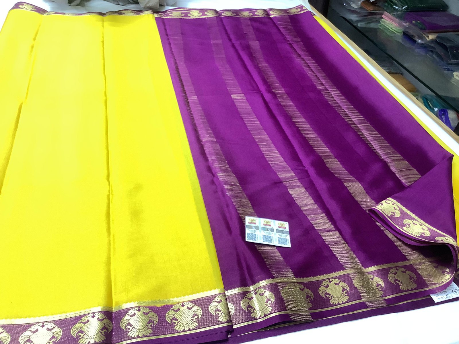 2 Pure Mysore Crepe Silk image 14