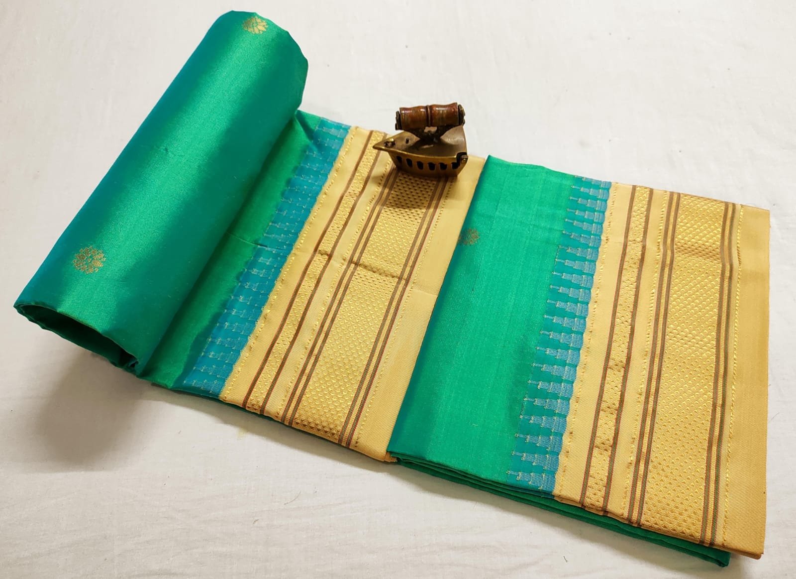 Chandrakor Paithani Pure Silk image 54