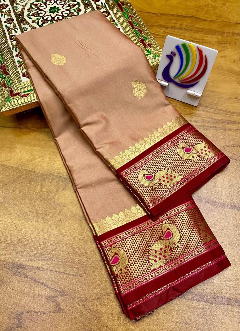 Meena Mor Border Paithani