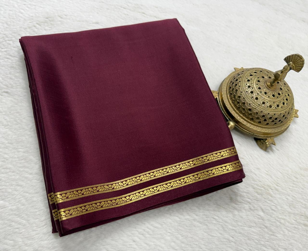 Pure Mysore Silk Sarees image 4