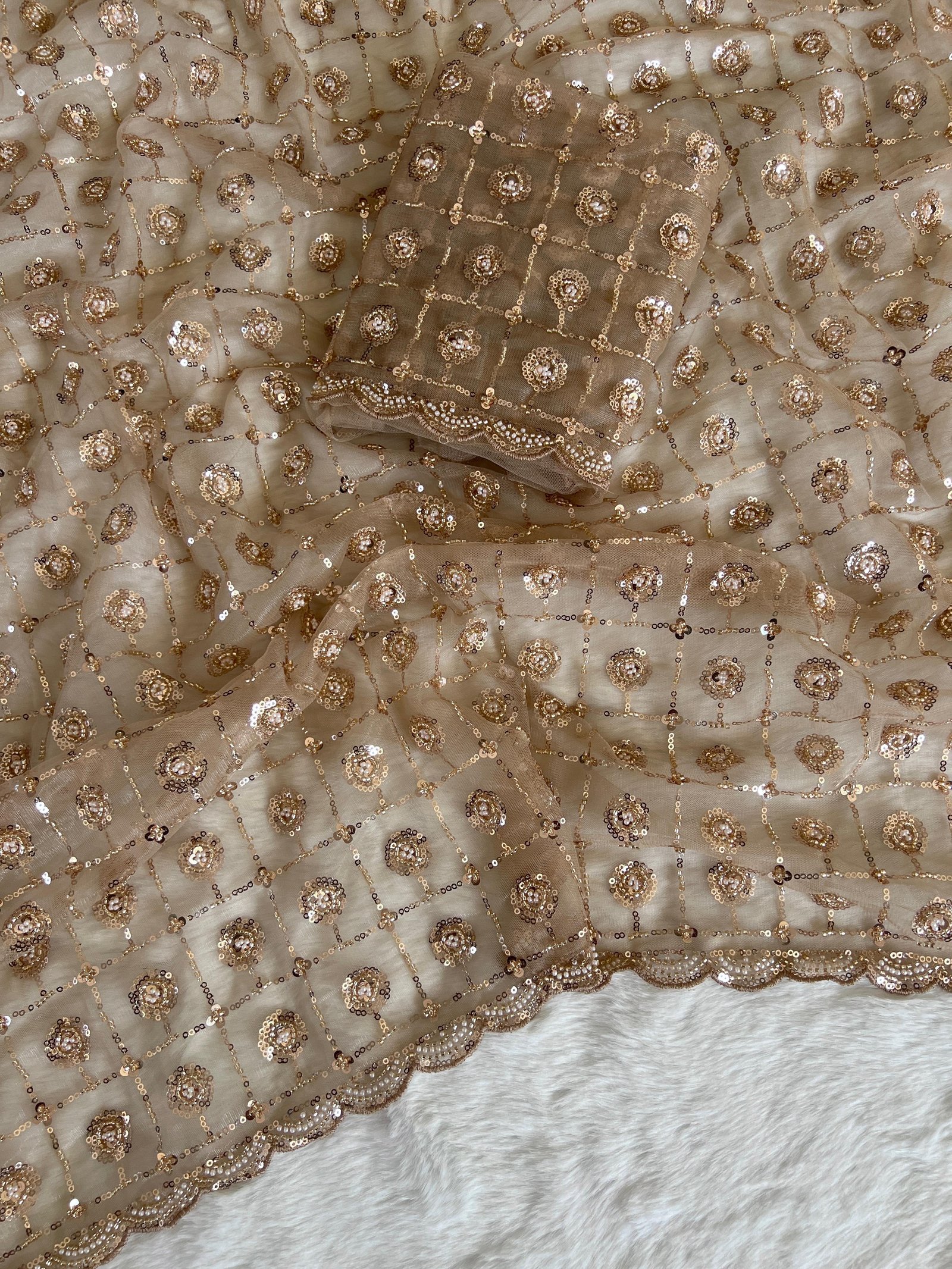 Heavy Butterfly Net Saree image 14