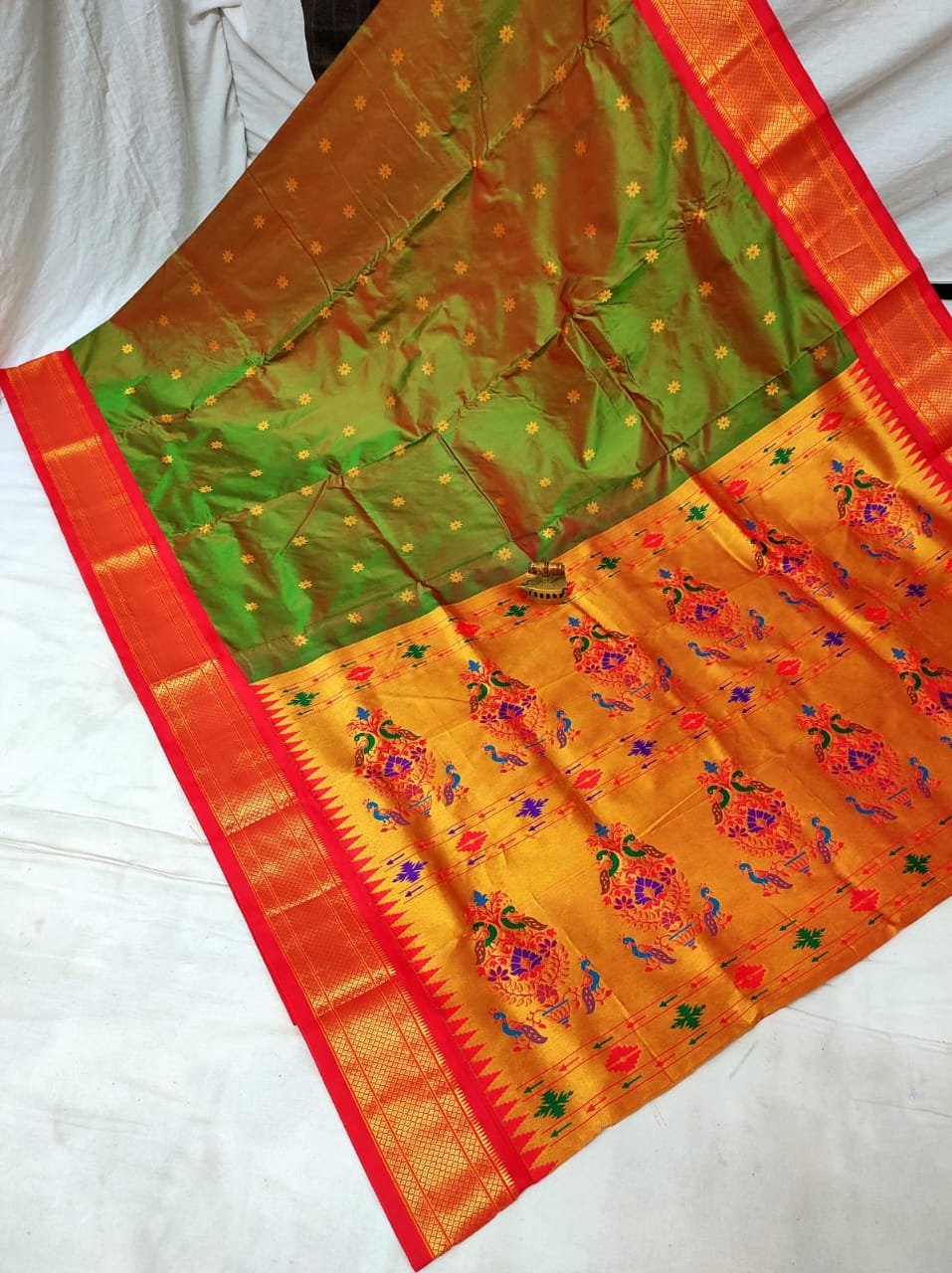 Karnful Pdiyal Paithani Pure Silk image 8
