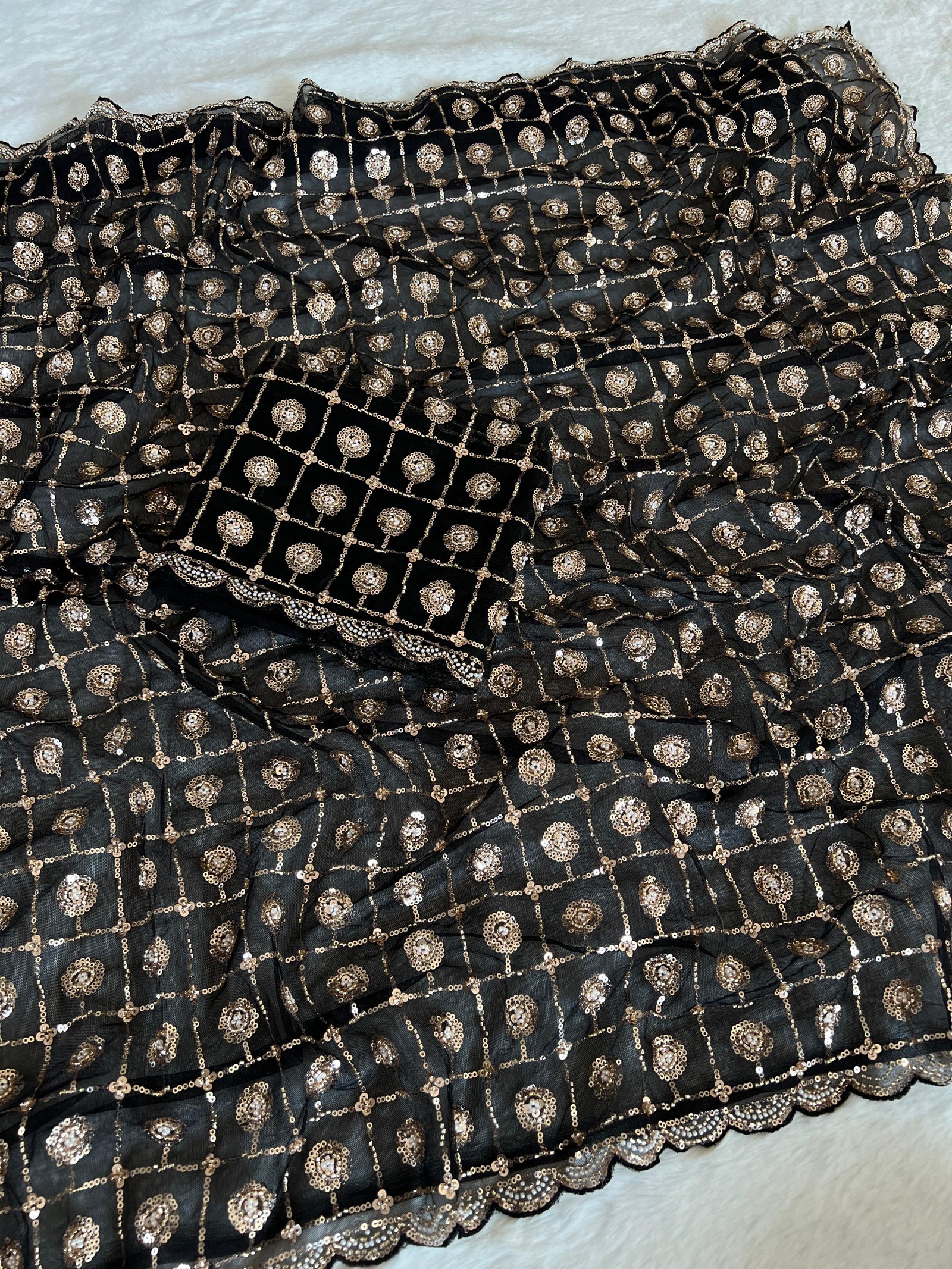 Heavy Butterfly Net Saree image 9