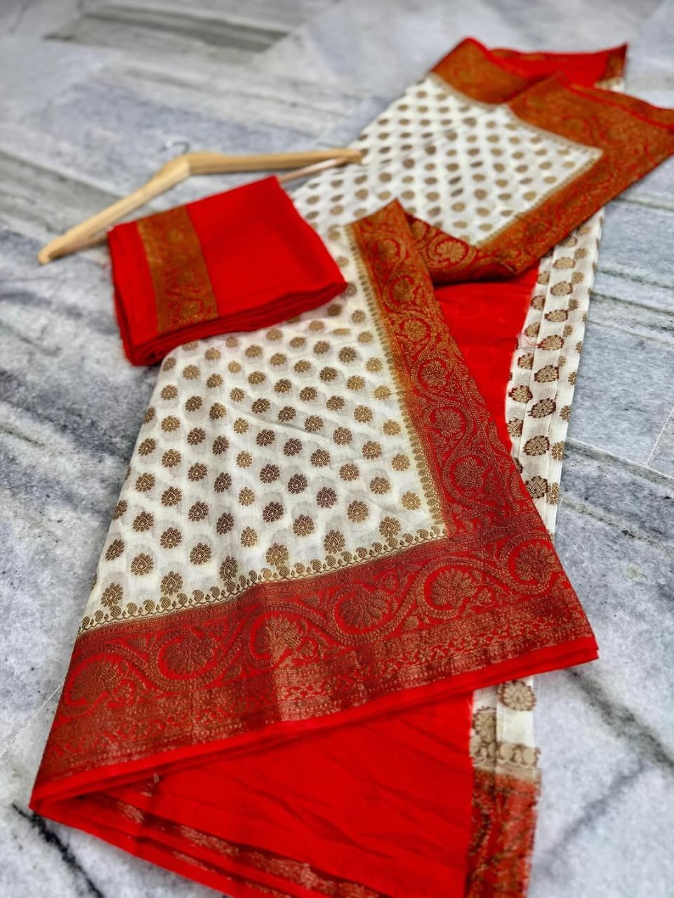 1 Banarasi Daybal Semi Georgette Soft Silk image 3
