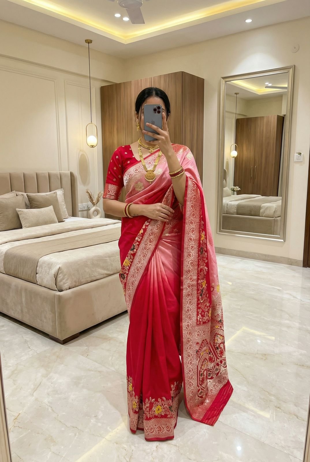 Pure Viscose Dola Silk Saree image 8