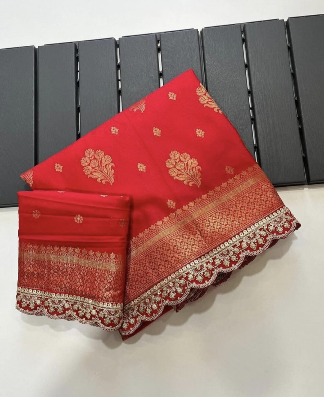 Pure Khaddi Creap Georgette Jaqurad Weaving image 4